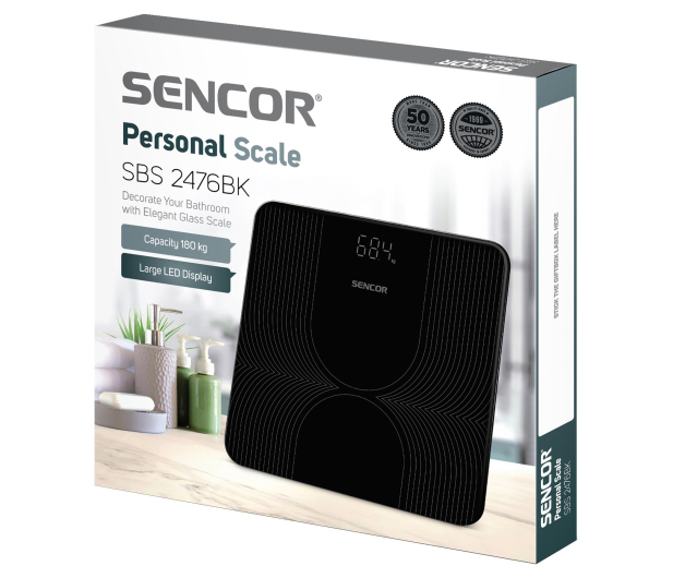 Sencor SBS 2476BK Waga łazienkowa - 1267687 - zdjęcie 8